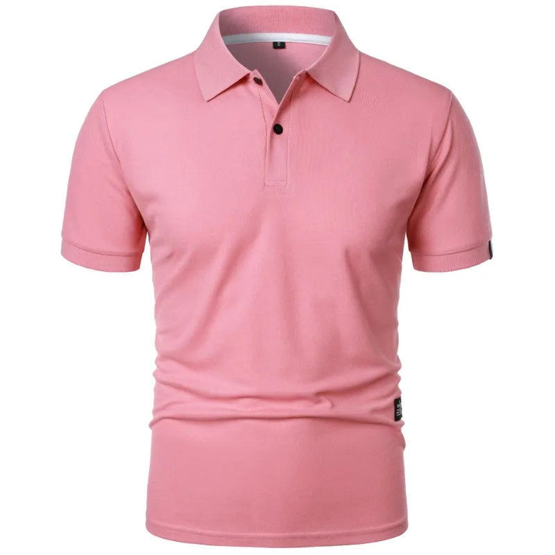 Animal Game Solid Color Polo Shirt