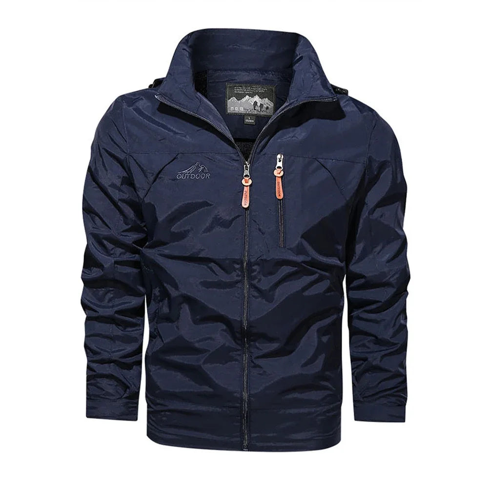 Windbreaker Stand Collar Jacket