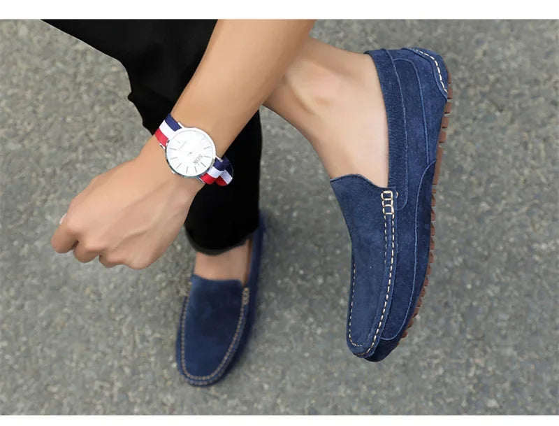 Suede Leather Luxury Loafers