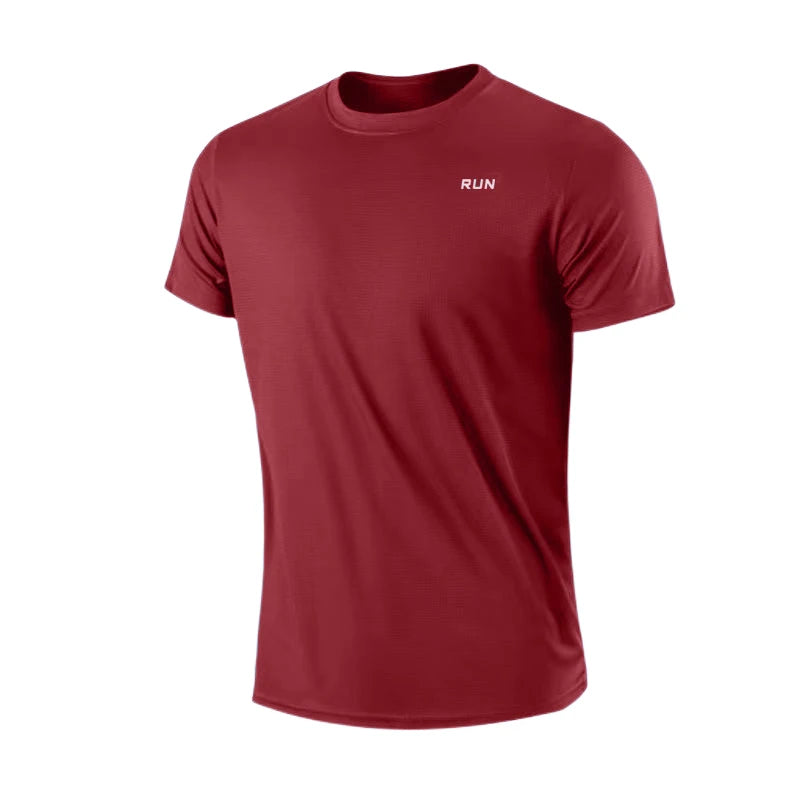 Quick Dry Short Sleeve Gym  T-shirt