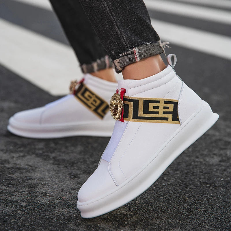 Casual luxury designer high-top luxury brand shoes