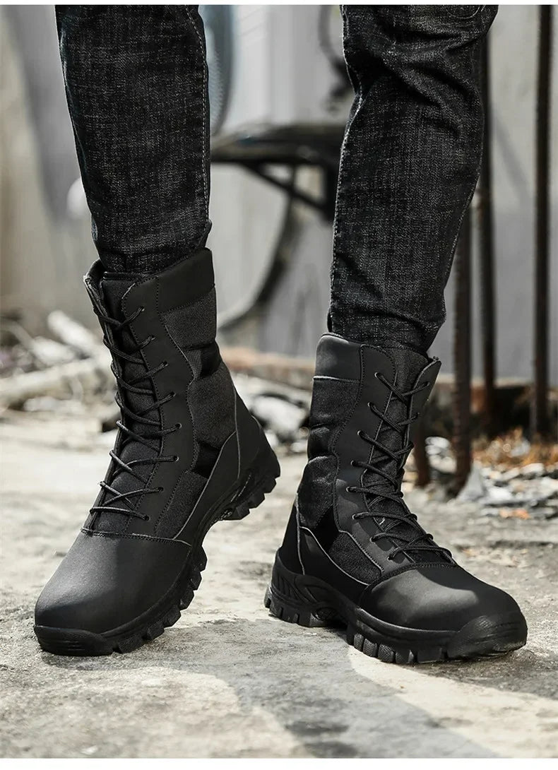 High Ankle Camouflage boots