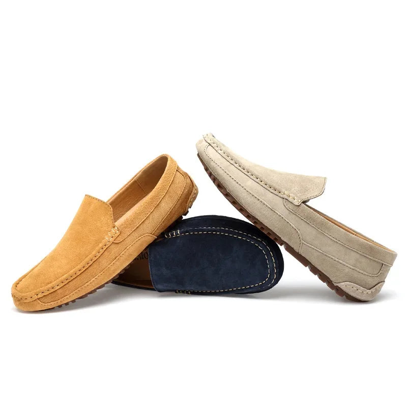 Suede Leather Luxury Loafers