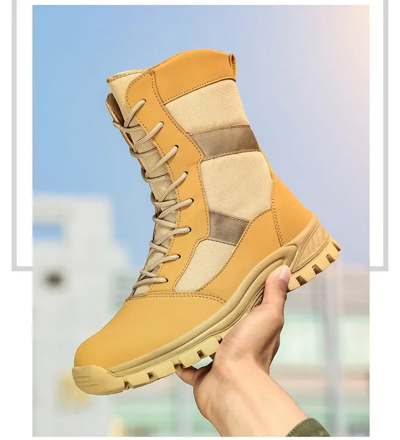 High Ankle Camouflage boots