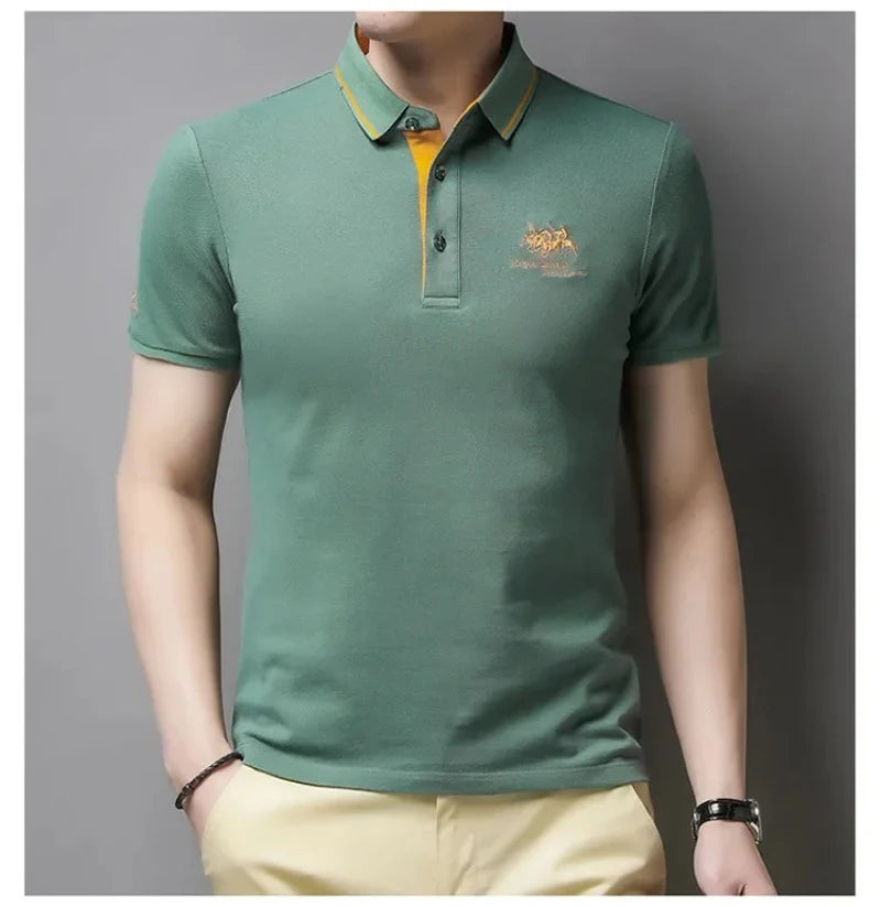 Short Sleeve polo Luxury Top