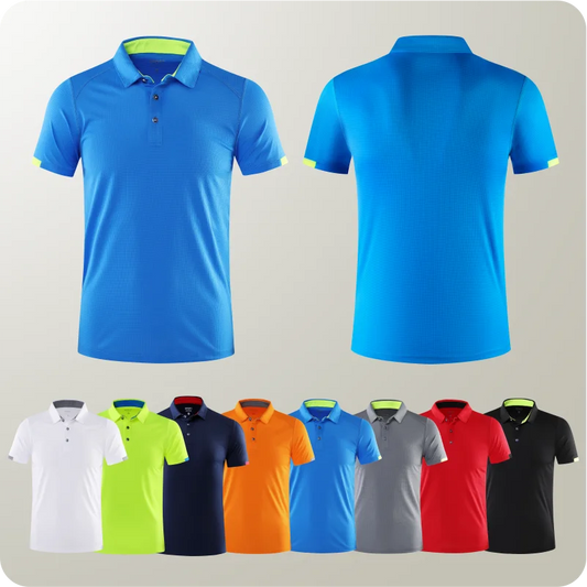 Quick Drying Short Sleeved Polo Shirt