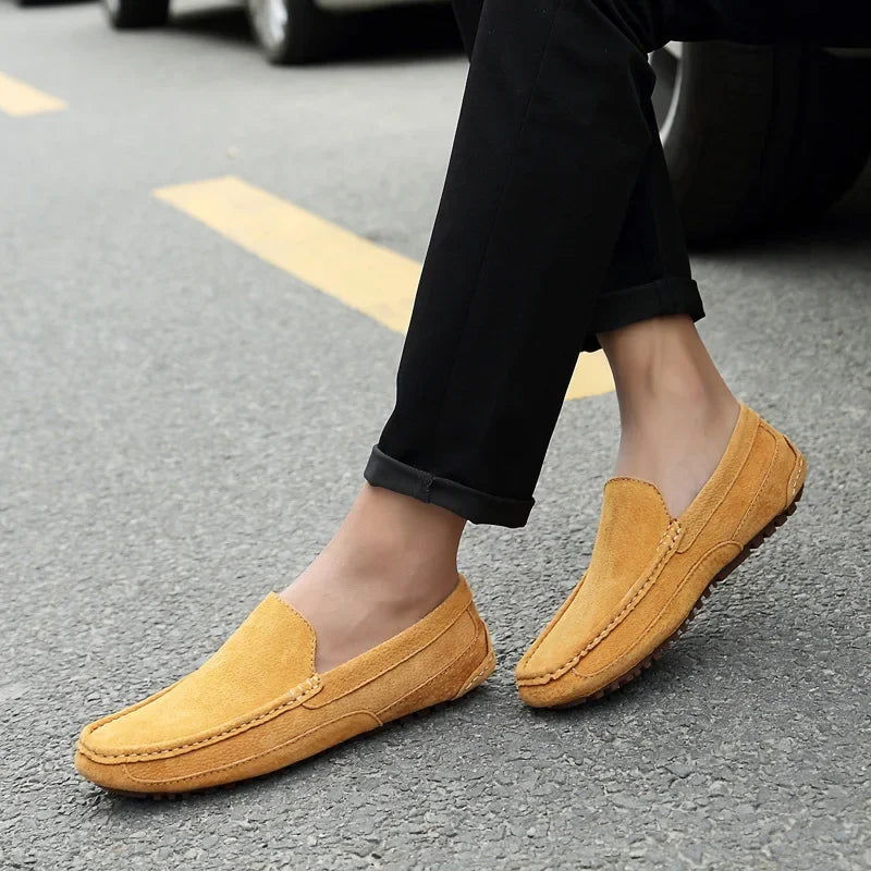 Suede Leather Luxury Loafers