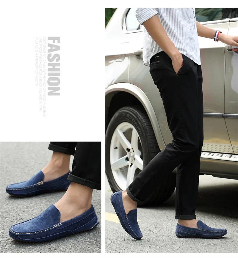 Suede Leather Luxury Loafers