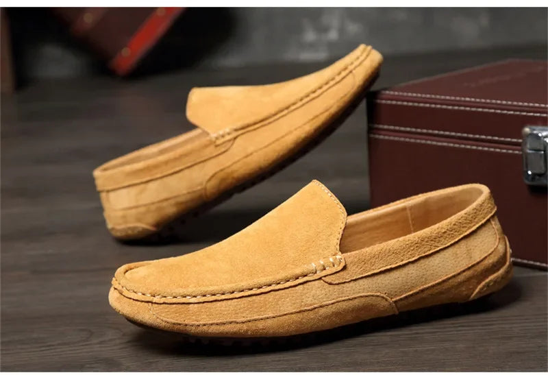 Suede Leather Luxury Loafers