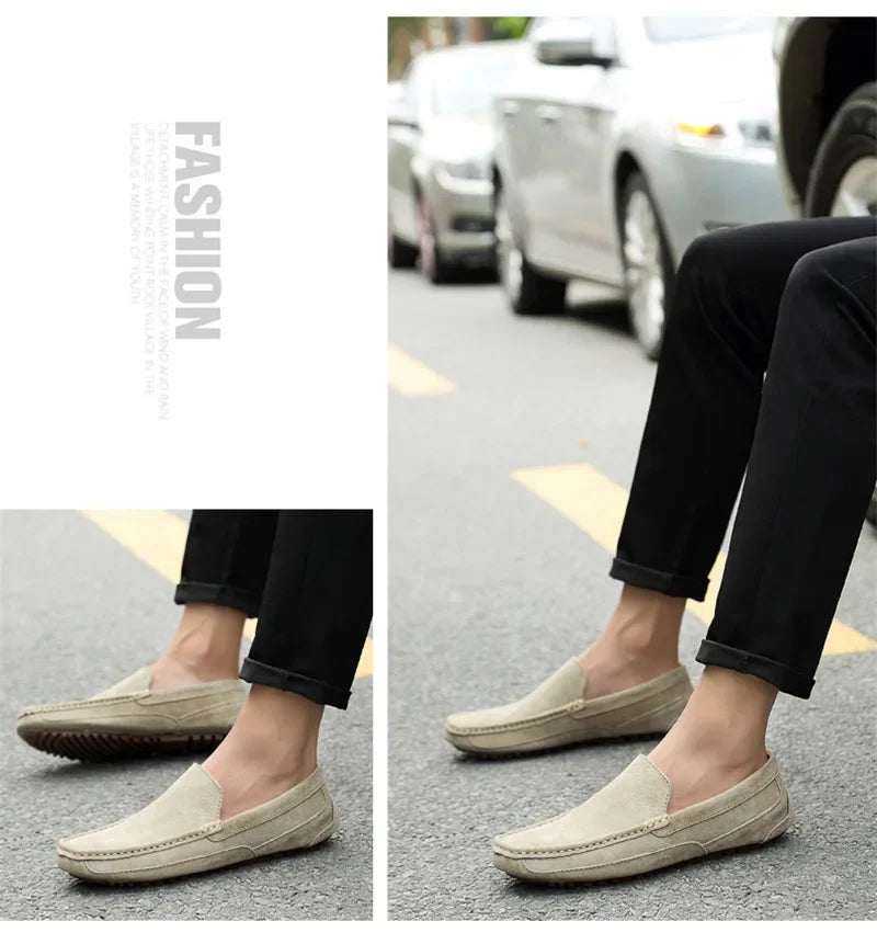 Suede Leather Luxury Loafers