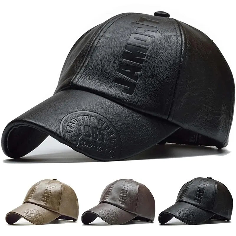 1985 Imprinting Leather Baseball Cap