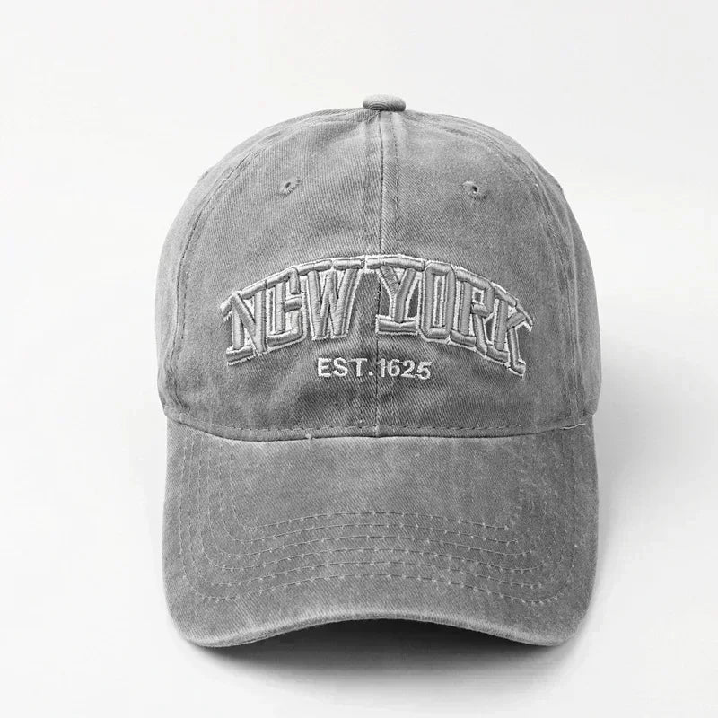 Washed Look New York Cap