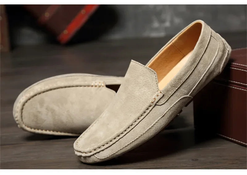 Suede Leather Luxury Loafers