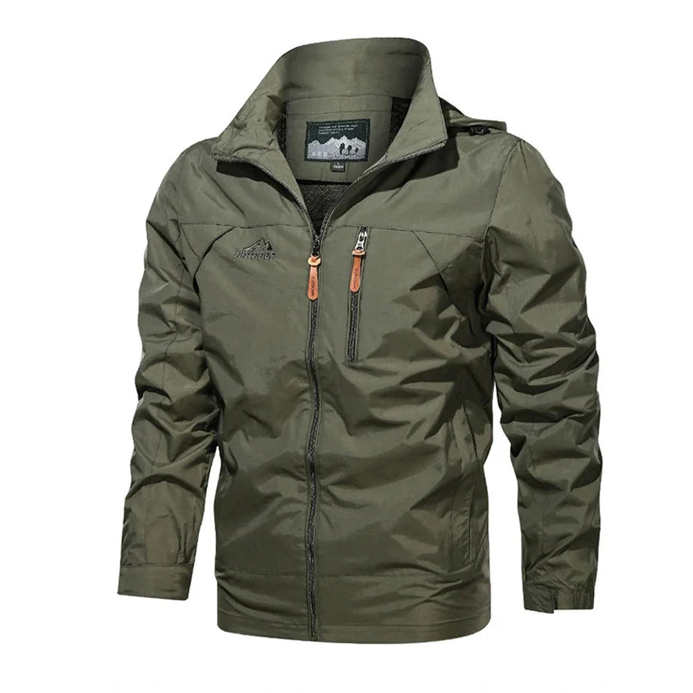 Windbreaker Stand Collar Jacket