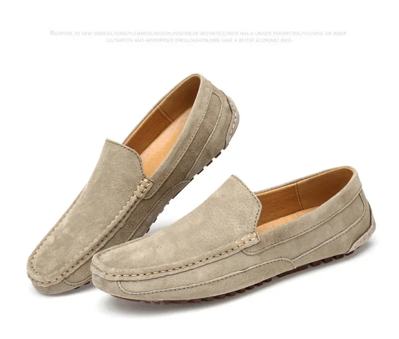 Suede Leather Luxury Loafers