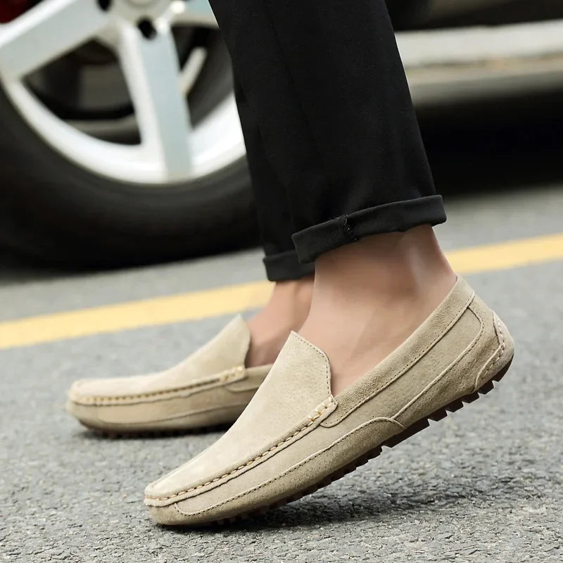 Suede Leather Luxury Loafers