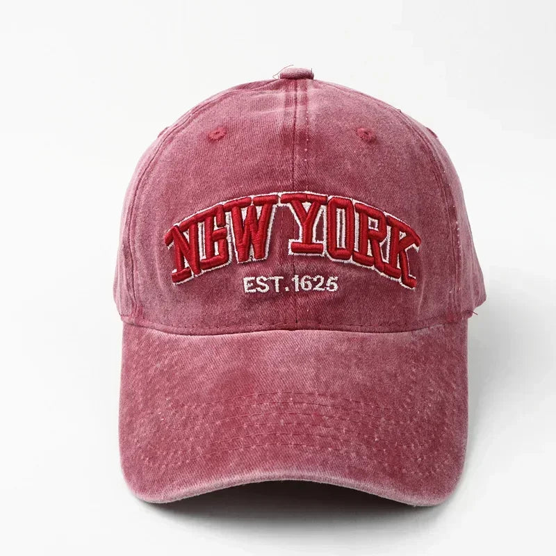 Washed Look New York Cap