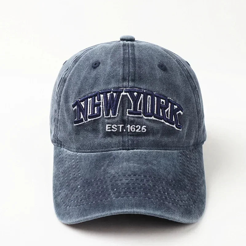 Washed Look New York Cap