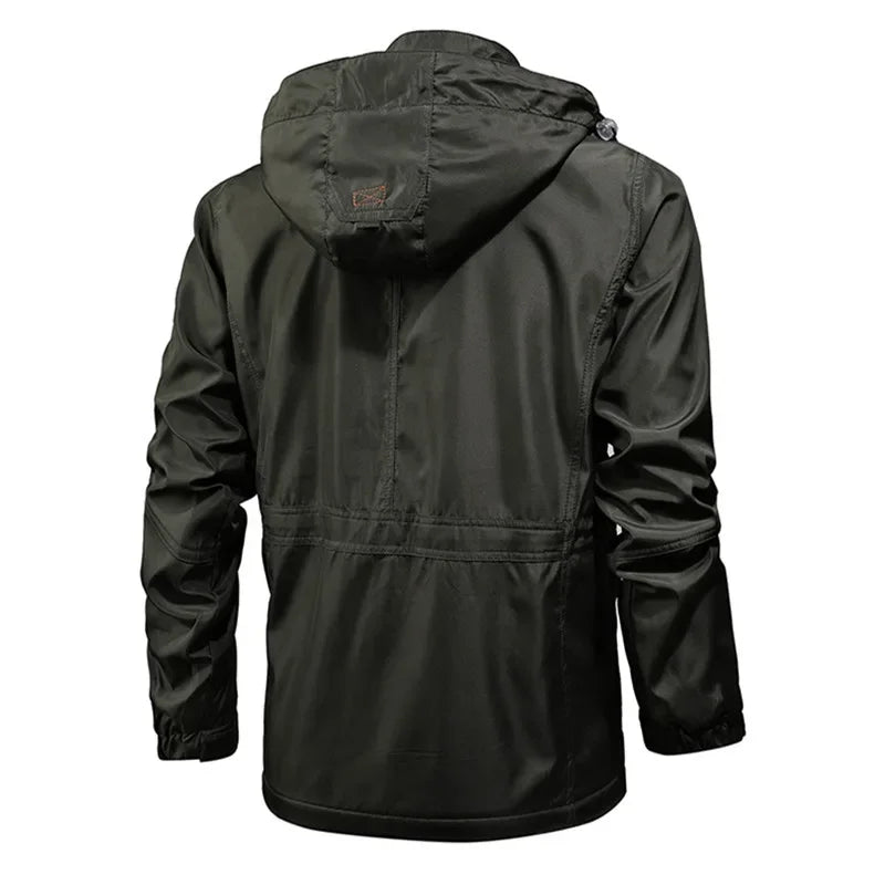 Outdoor Hooded Military Jacket