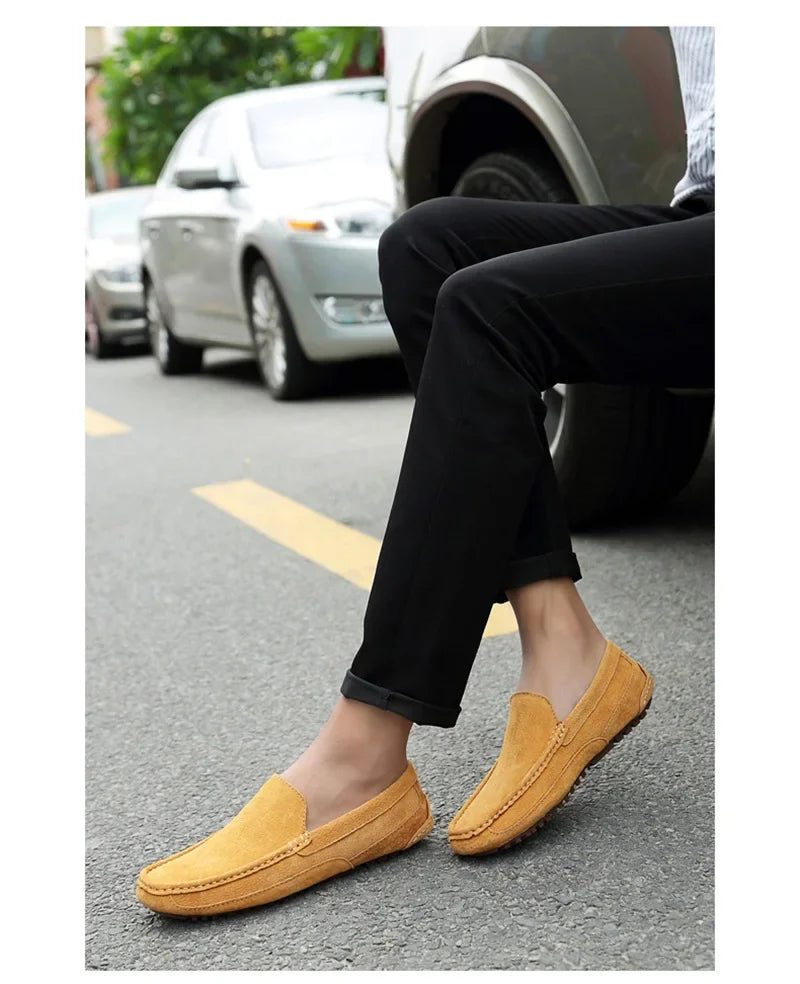 Suede Leather Luxury Loafers