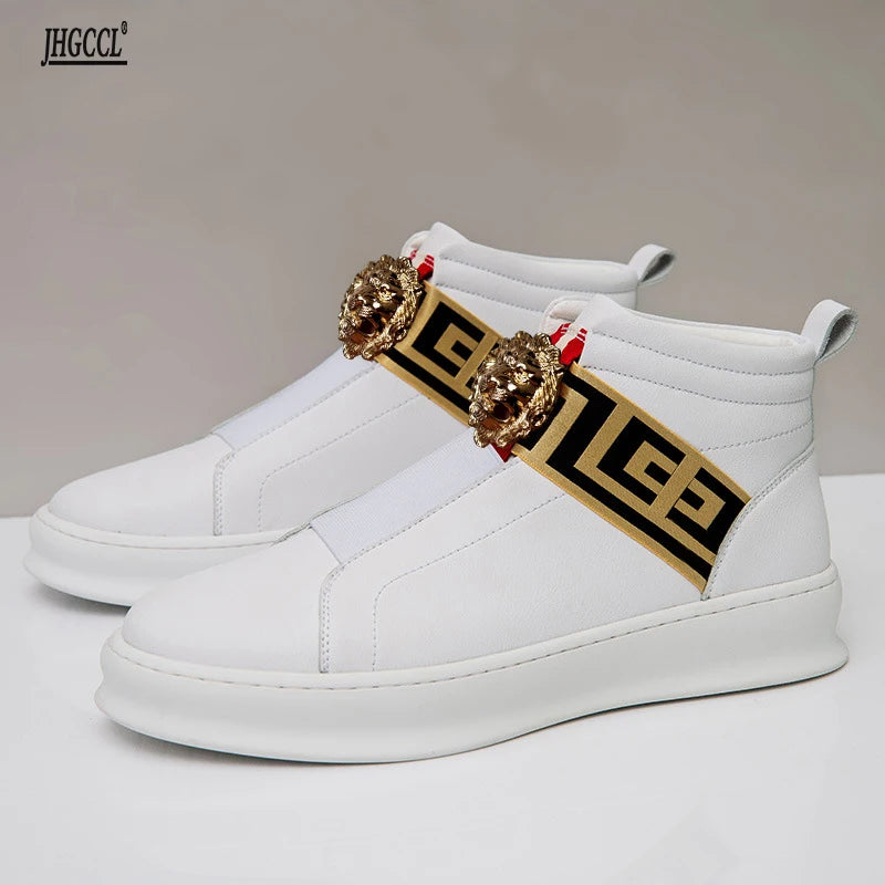 Casual luxury designer high-top luxury brand shoes