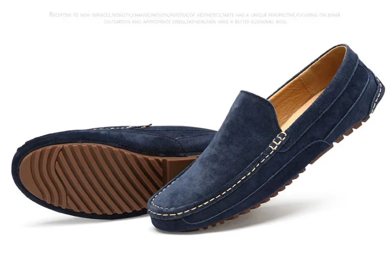 Suede Leather Luxury Loafers