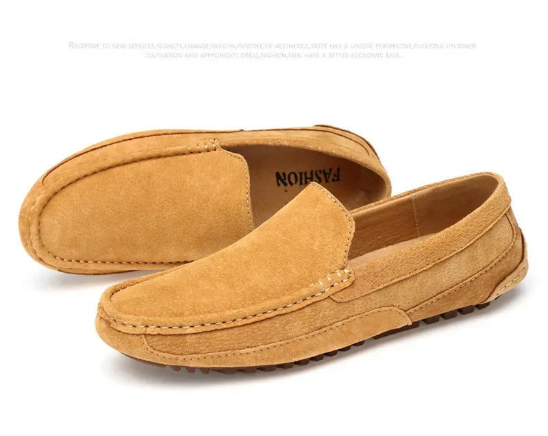 Suede Leather Luxury Loafers