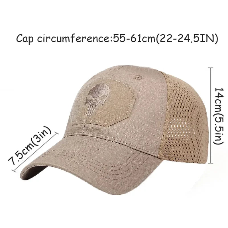 Camo Seals Skull Tactical Baseball Cap