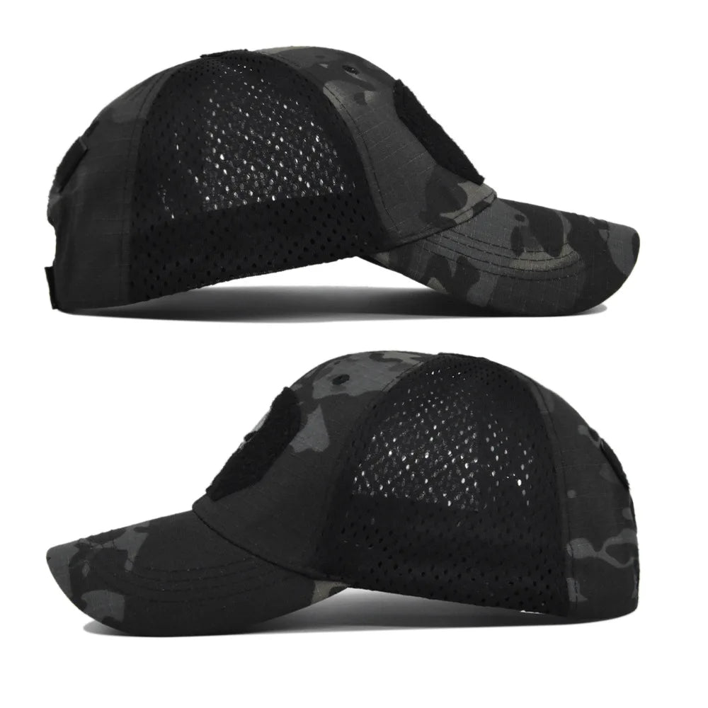 Skull Print Snapback Cap